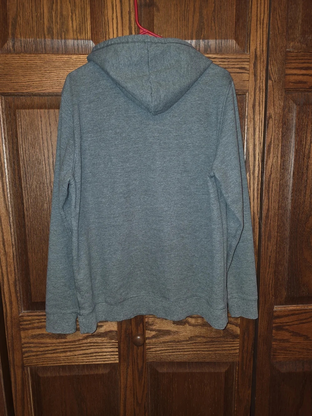 Levi's Men's Gray Hoodie with Red Logo